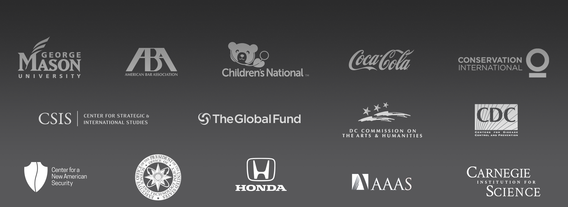 Clients we have done marketing, branding, strategy and public relations work for